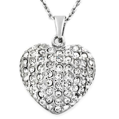 michael kors stainless steel cubic zirconia pendants|cubic zirconia necklace.